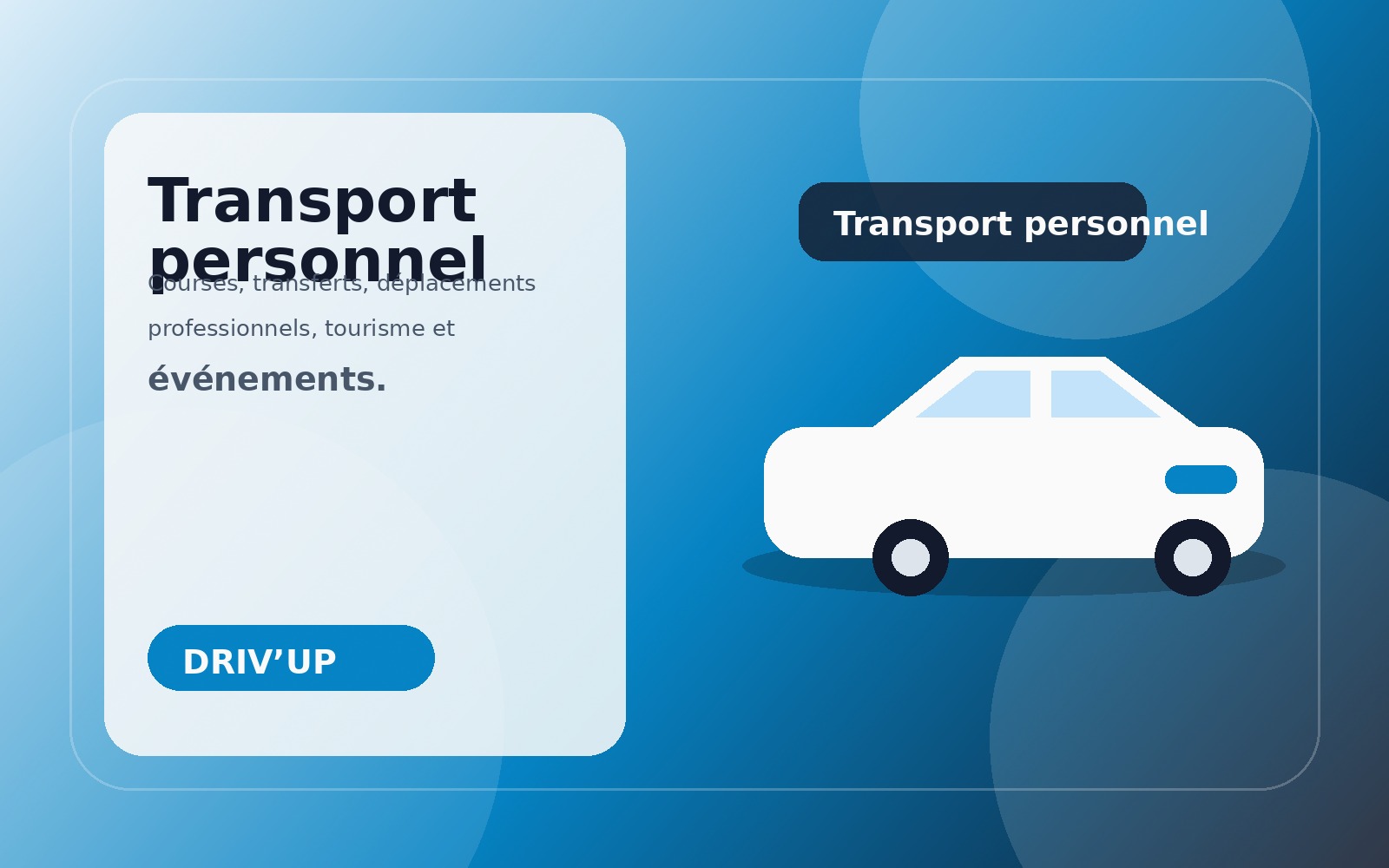 Transport personnel Driv’up